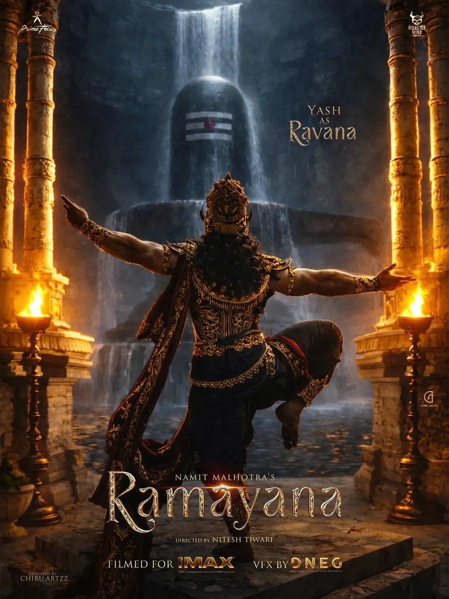 EditXIshan's tweet photo. *Fan Made Posters Btw.
#Ramayana #Ramayanamovie #Ranbirkapoor #Yash #Saipallavi #YashBOSS https://t.co/ZTaMzsPJ3d