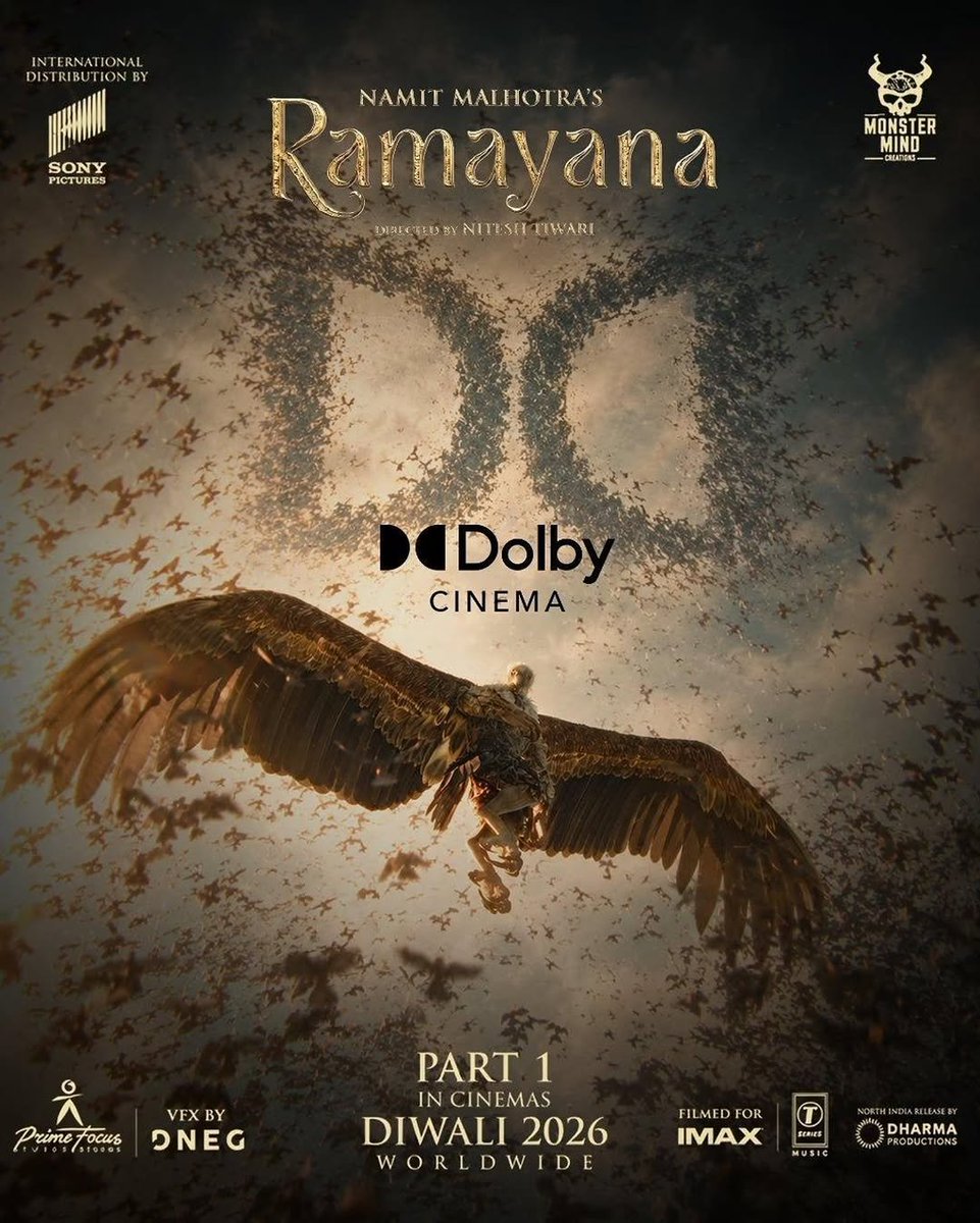EditXIshan's tweet photo. *Fan Made Posters Btw.
#Ramayana #Ramayanamovie #Ranbirkapoor #Yash #Saipallavi #YashBOSS https://t.co/ZTaMzsPJ3d