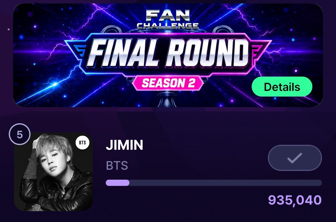voteforpjm2's tweet photo. 🗳FANDORA D_2
Fan Challenge Season 2~Final Round
& Main Round Season 1

📢 ATTENTION TEAM JIMIN! 

The HEART BACK RETURNED event that we've been waiting will take place later at 4 PM KST! ⏰ This will be the last event before voting closes, so let’s seize this opportunity to maximize our votes for Jimin! Make sure to participate and set your alarms so you don’t miss it! 

🏆Final 1st Place Reward:
✨️ Hongdae Entrance Station Digital Signage Display Boards 5+6 (7 days)

▪︎ Collect Hearts by watching ads
(20 ads = 1000 ♡ per day)
▪︎ Hearts expire at the end of every month.

📝 You can obtain Jellies from friends’ gifts. (Gifted Jellies can be stored for 7 days, so do not claim them yet unless you plan to use them, as they will automatically expire at midnight.)
📝 You can obtain 500 Candy 🍬 for every 100 attendance check-ins.
📝 Jellies from attendance can be claimed on any desired date within 1 month by tapping this ⭐️ icon.