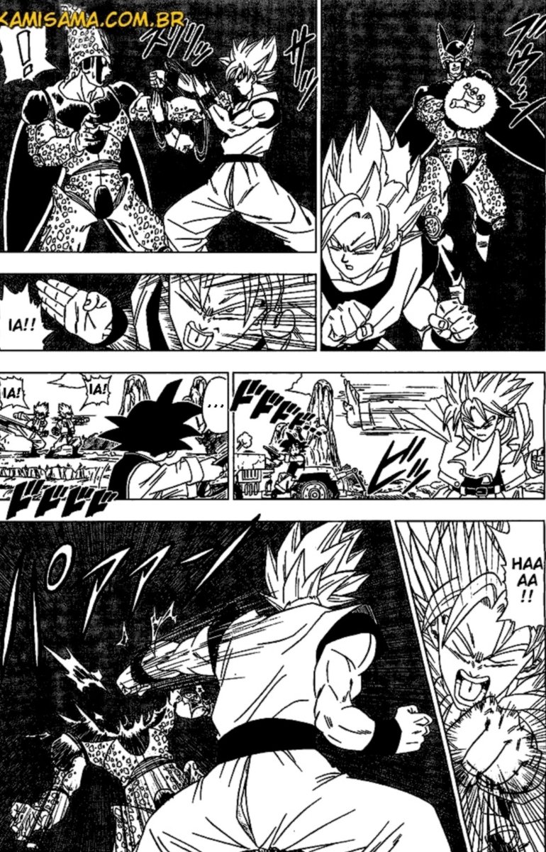 Babidi_do_drip's tweet photo. @leezadademais Que crítica sem sentido, O Goku também explode a cabeça do Freeza e do Cell no manga, pq você tá reclamando disso como se fosse problema da Toei? No manga é até mais explícito, no anime não mostrou tanto, só a mão do Cell se desfazendo, azideia https://t.co/L0Lm1StPFV