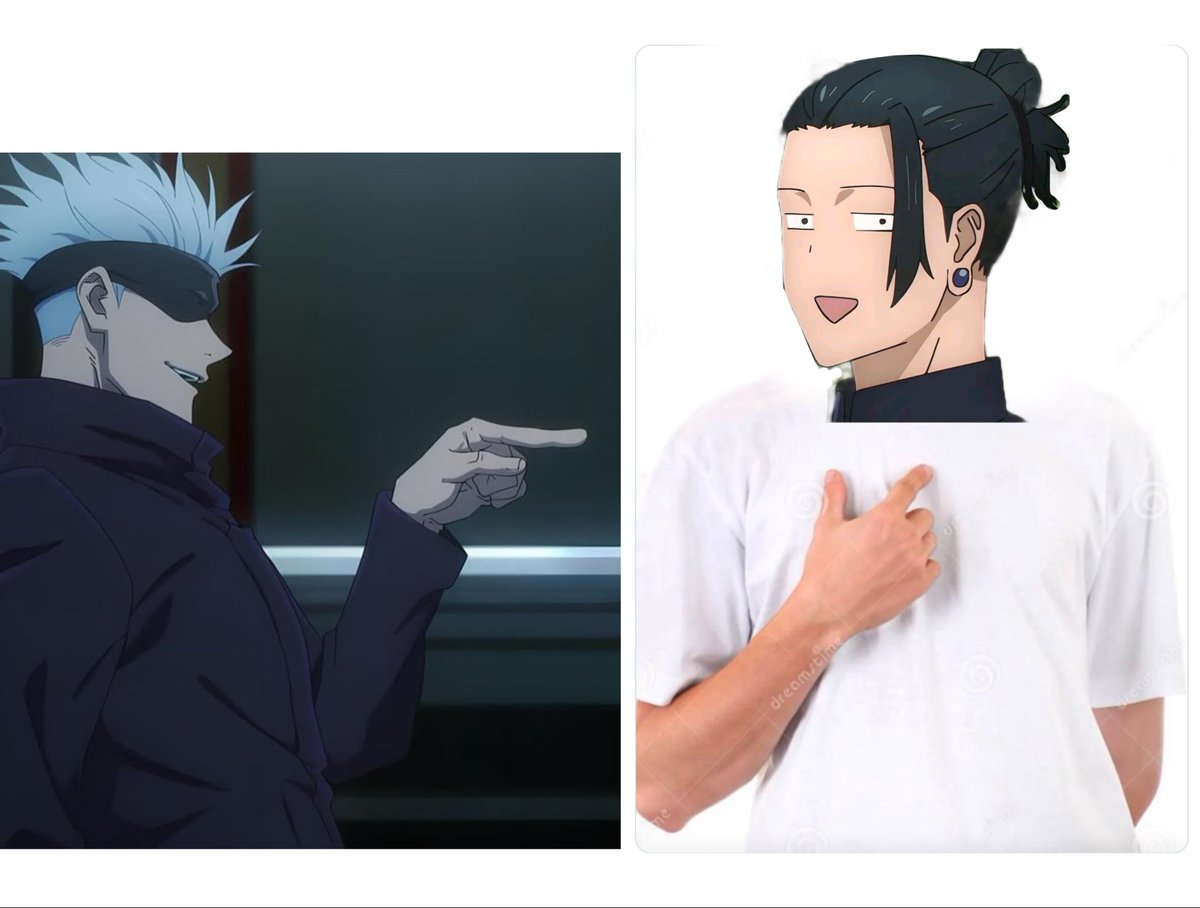 LDianx's tweet photo. Gojo choosing his future wife

#satosugu https://t.co/RnBWccDHLP
