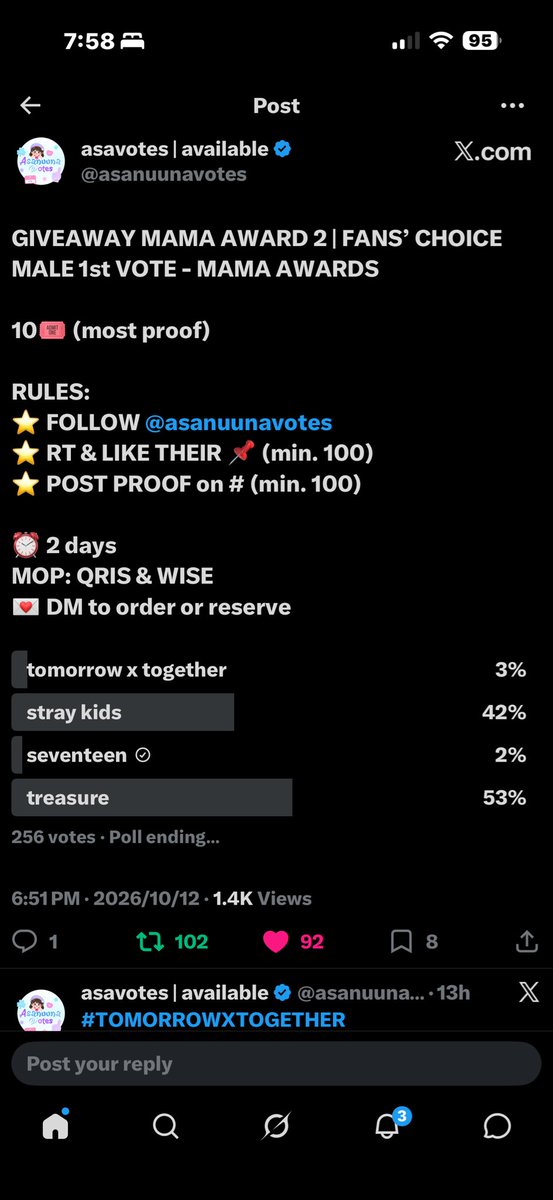 chon36312's tweet photo. @asanuunavotes #2026MAMAVOTE #SEVENTEEN https://t.co/10Caf2IADR