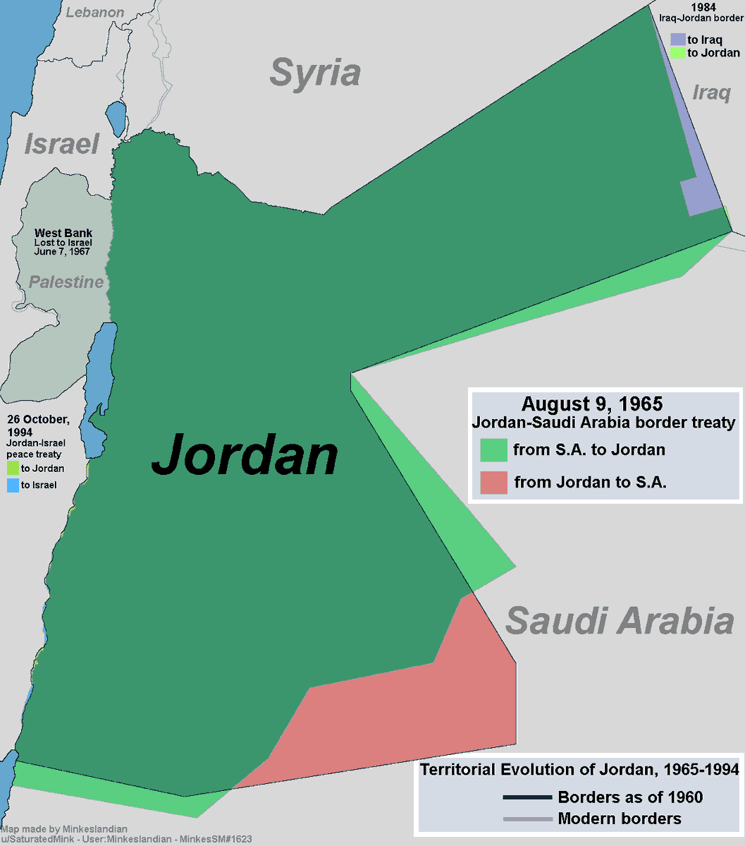 FredTheShark3's tweet photo. Funniest land swap ever? "yeah, Jordan, give us some useless desert and you'll get a proper coastline" https://t.co/q8lppRFDIp