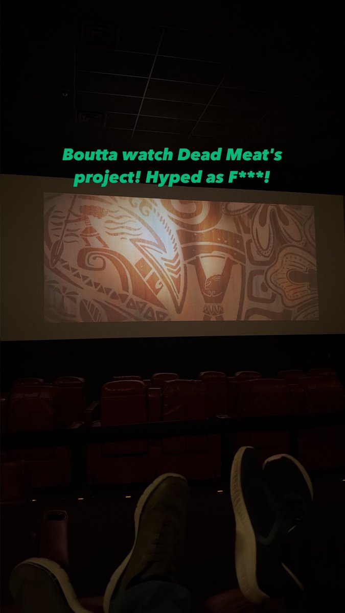 1NoteYT's tweet photo. Boutta watch Fresh Meat, movie made by Dead Meat and a bunch of other people who made their own short films for this movie.

Can’t explain how hyped I am, but the fact that it was nearby me and only one night only? I was NOT gonna pass this up! Let yall know what’s up after. https://t.co/M5noWepalm