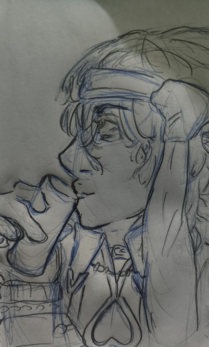 fallingidiot's tweet photo. @bunnyllaw Esboço rápido do #aventurine https://t.co/M5qccyGqXf