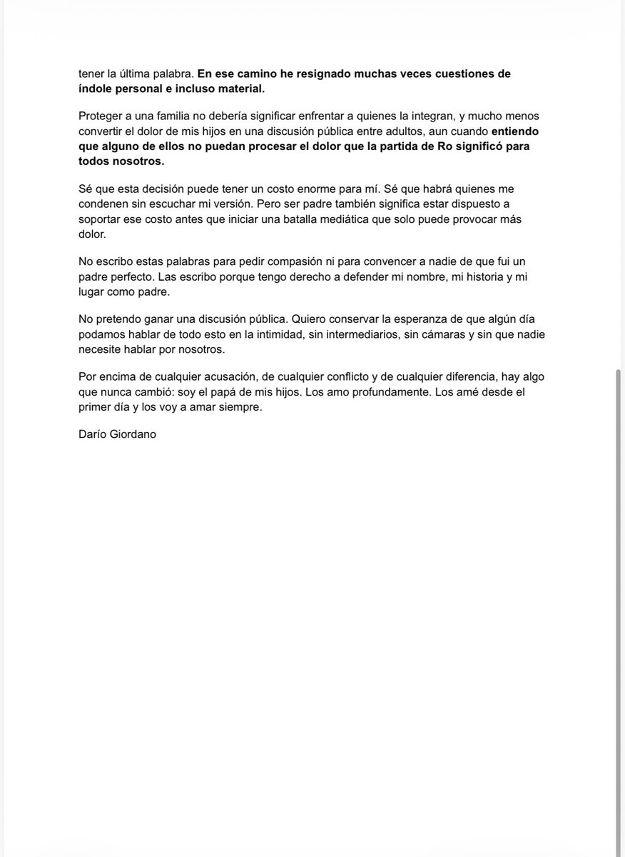 elejercitodelam's tweet photo. Comunicado de Dario Giordano https://t.co/24NcMsy8W9