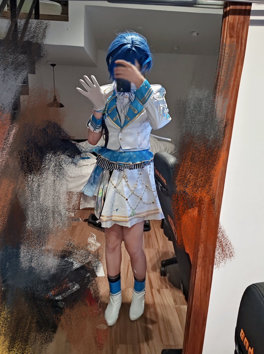 Ehud_0721's tweet photo. 感谢祭这套相当显胖。。
＃桐谷遥
＃cosplay
＃伪娘
＃prsk_cos https://t.co/fAMrecaTqi