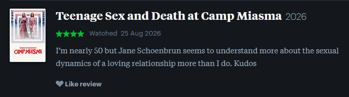 NEVERLOGGINGOUT's tweet photo. my dad airing himself out on letterboxd for 0 likes. i come from a true poster lineage. https://t.co/EQ8T4pHaki
