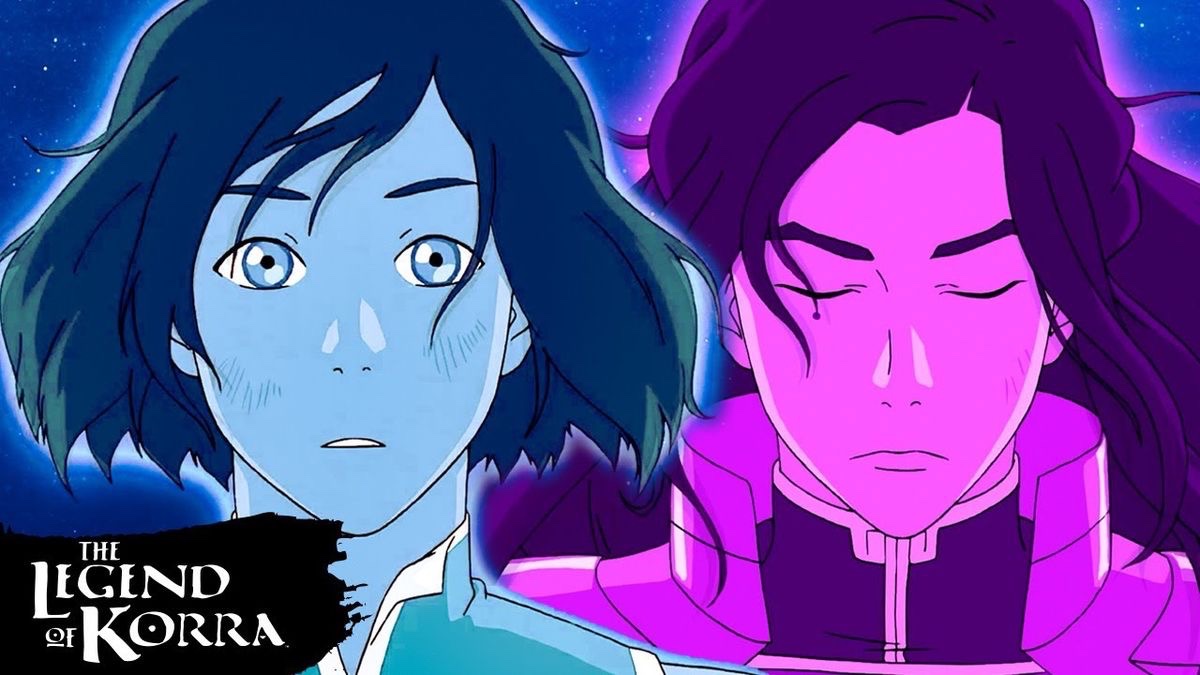 CringeLesbo's tweet photo. Kuvira (and Korra) fun fact number 3(???)
Korra is associated with blue (water) and yellow (spirit energy) while Kuvira is associated with green (earth) and purple (corrupted spirit energy). Blue is the inverse of Yellow and Purple is the inverse of Green. https://t.co/egMOmFfow9
