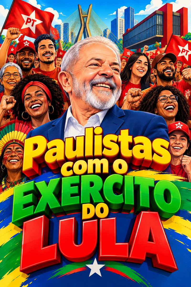 oicram2016's tweet photo. Bora Lula vamos lá exército do Lula foco total na reeleição de nosso presidente 

#SOMOS4MILHOESDESOLDADOSDOLULA https://t.co/UE44as8lOF