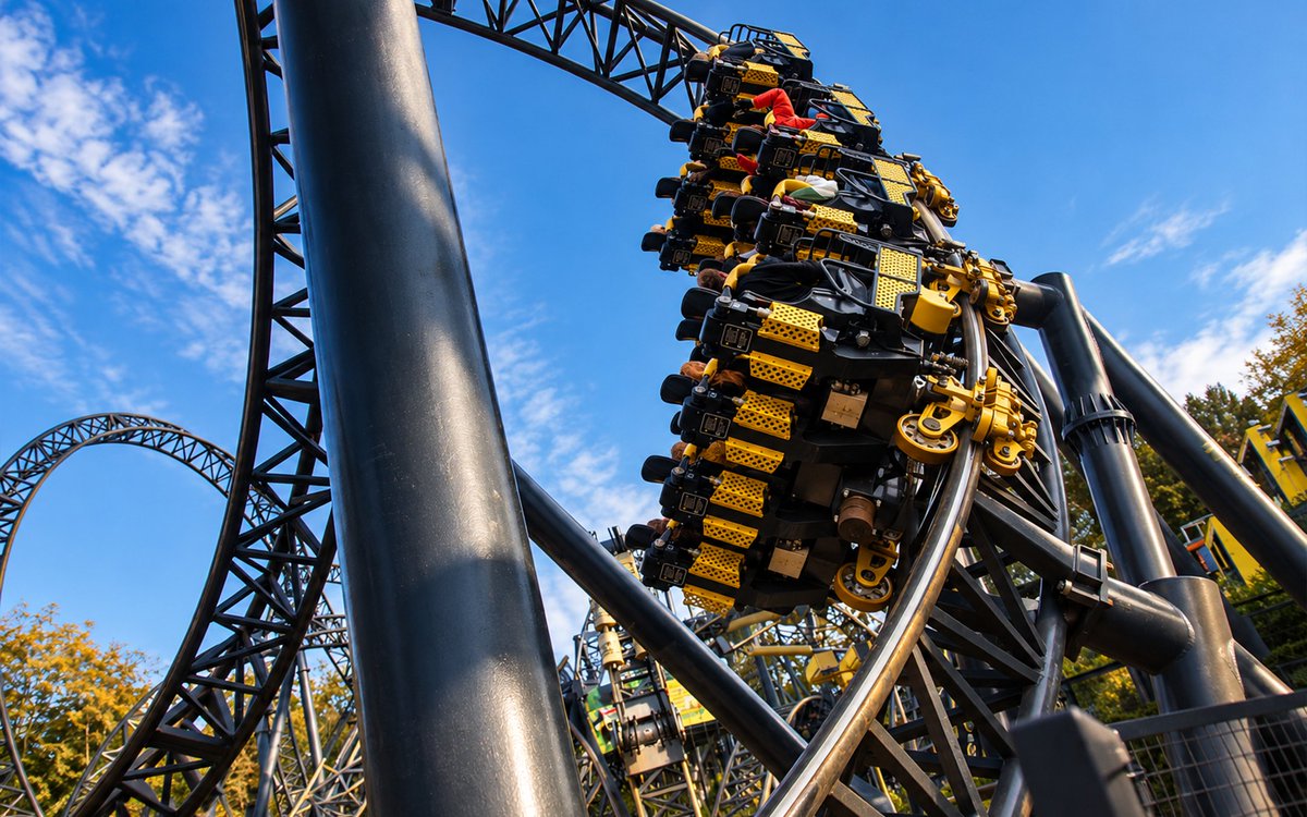 MCNLNUK's tweet photo. Smiler just being the cool Gerstlauer Infinity it is, with it's fun 14 inversions.

📸 MCNLN | Through My Lens
#Smiler #rollercoaster #fyp #altontowers #flying #inversions #themeparkphotography @altontowers @merlinannualpass https://t.co/oaOhwsMSuP