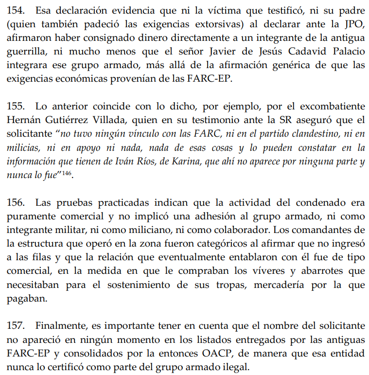 loviedoH's tweet photo. Una persona condenada a 23 años por extorsión agravada y enriquecimiento ilícito, tribunal confirma, corte inadmite casación, declara infundada revisión, JEP admite y da por acreditada la causal de prueba nueva. 

Instancias ordinarias no conocieron las pruebas nuevas por estar https://t.co/ihwN2hFXCo