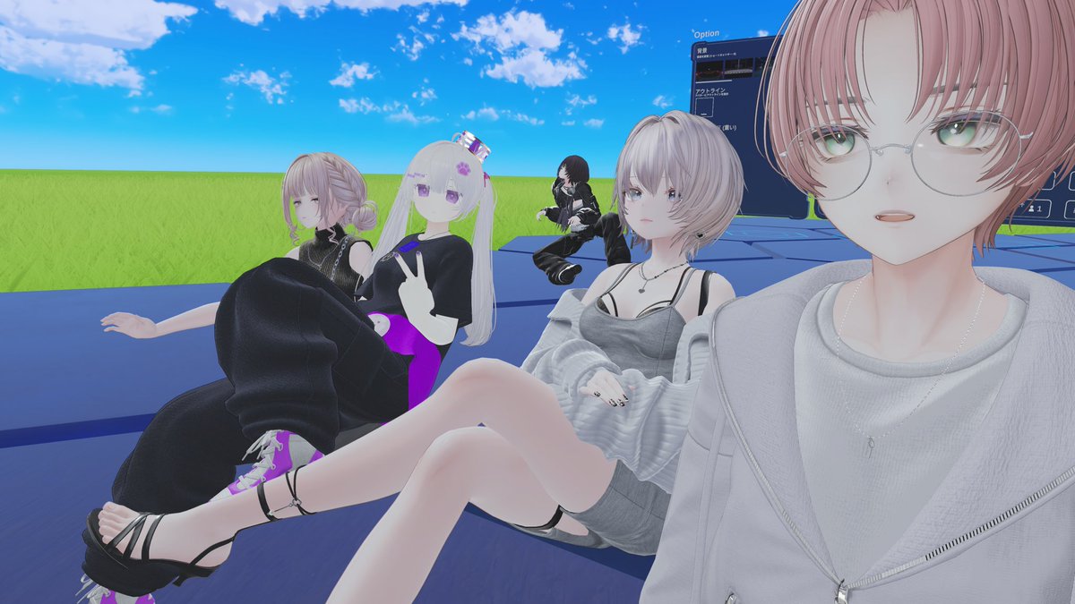 ginko250's tweet photo. おはよー☀️

昨日はのんびりしたけどみんな夜更かししすぎて休日の疲れが溜まってそうだったから早めに寝るデーになったよ😴#VRC https://t.co/FFw50Ls8ST