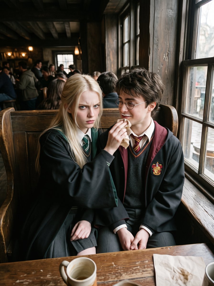 Tomw852's tweet photo. Harry Potter &amp; #malfoid  (Part 2) — In this world, their stories intertwine https://t.co/4Q8KgPniek