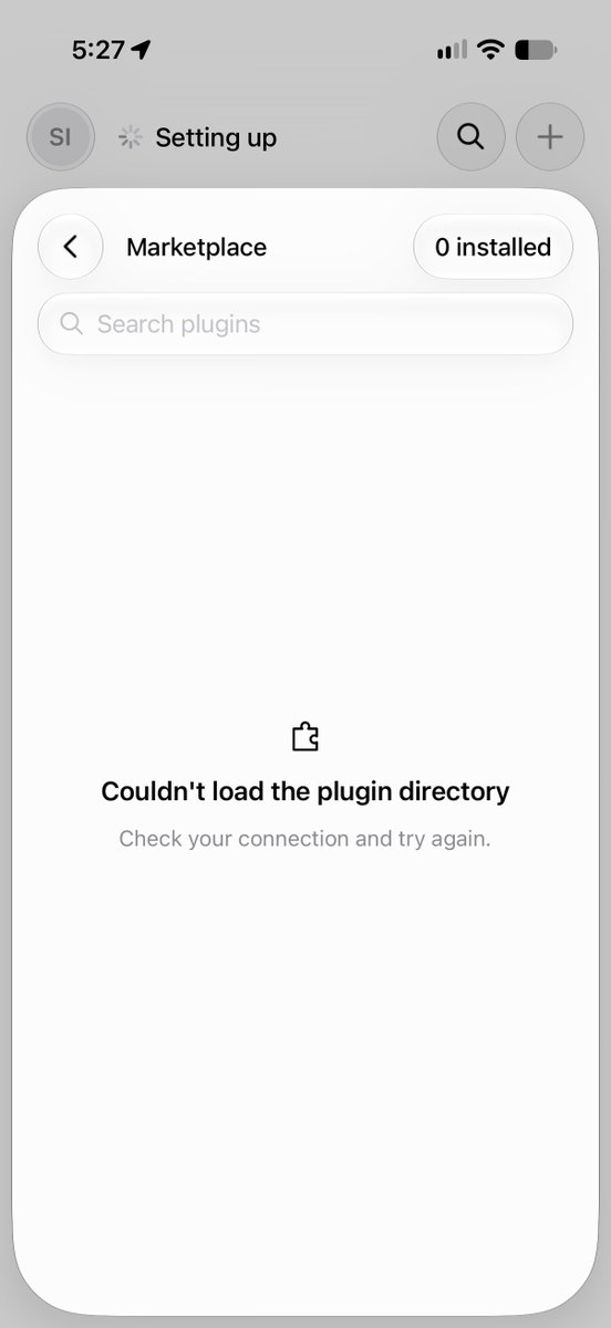 hechen's tweet photo. Is Grok @bot iOS app (latest) slow and buggy and not loading for anyone else? This is just after I unified my subscription. I can’t reach any of my bots. https://t.co/q1fOIzHdZT