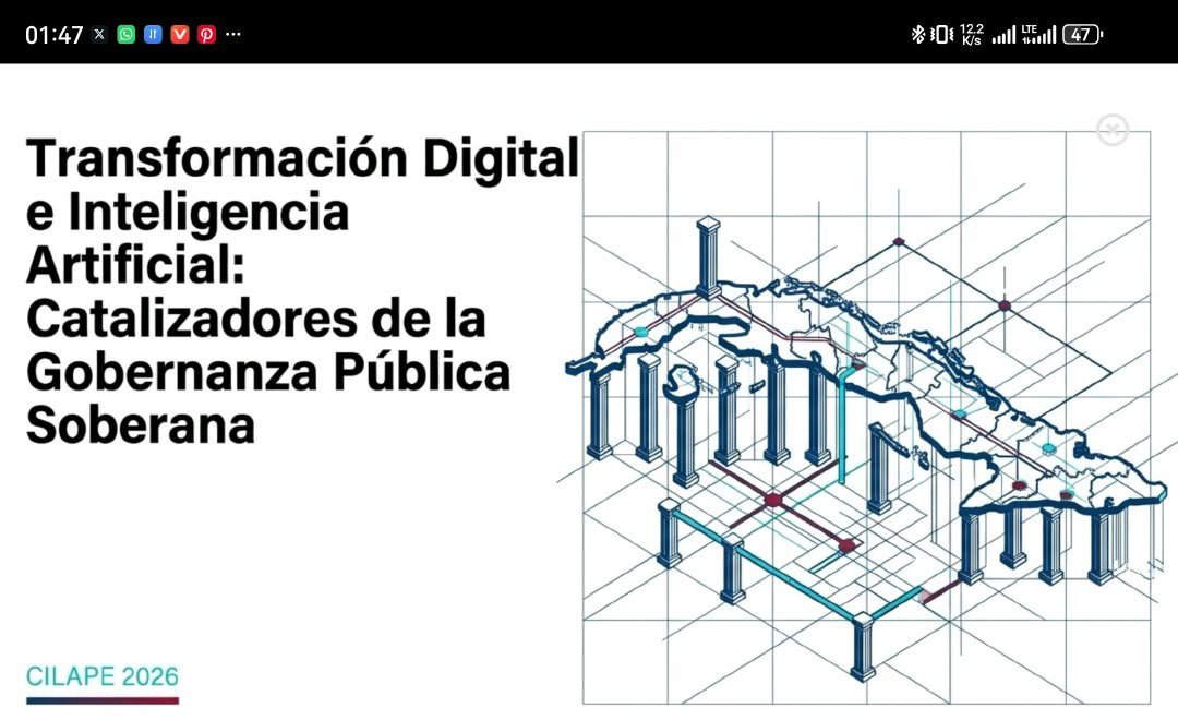 MayraArevich's tweet photo. Participamos en el Primer Foro Global de Innovación en la Escuela Superior de Cuadros del Estado y el Gobierno, con la presentación del tema #TD e #IA, su impacto en la Gobernanza pública Soberana. Excelente jornada de intercambio.
#CubaVencerá 
#CubaNoEsUnaAmenazaElBloqueoSí https://t.co/c9DdtcJcao