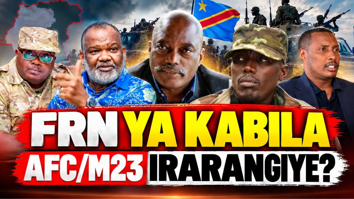 inchiyatatu's tweet photo. 🚨 FRN YA KABILA: AFC/M23 IRARANGIYE? Joseph Kabila afashe ubuyobozi bwa FRN! 
Mbega ni iki cyatumye AFC/M23 ihindura izina? Kabila ashaka iki? Ni ibiki bigiye gukurikira muri Congo?
Mukurikire iyi nkuru kuri INCHI YA TATU: https://t.co/EZTWROsz8G    
Tubisesengure mu buryo burambuye, tumenye ibiri inyuma y'izi mpinduka. 
#RDC #FRN #Kabila #M23 #InchiYaTatu.