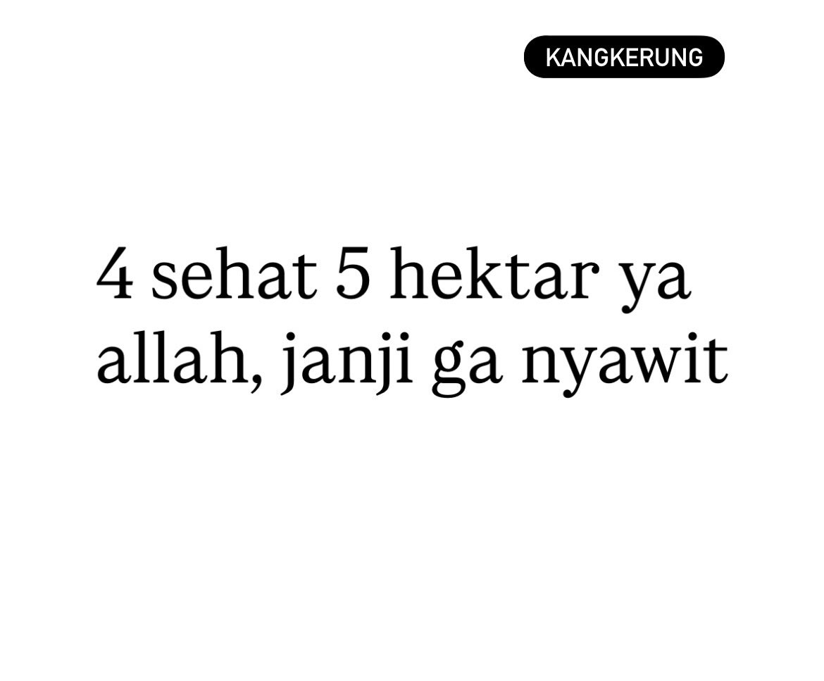 kangkerung tweet picture