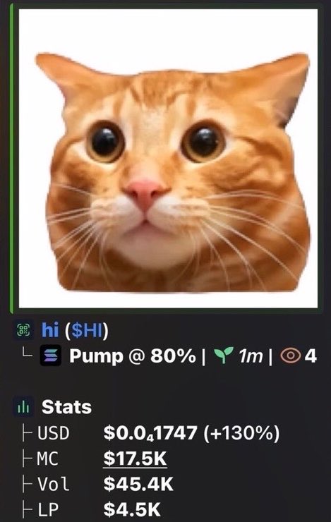 Nexusxqt's tweet photo. Spotted at $17K MC  Fresh low-cap just hit my radar Still super early, chart is just starting to develop Keeping a close eye on this one Want more early gems My tg watchlist is where I drop them first:

CA]
6x4Z2dr5DgHUBCKvta8T8GNsFTxJhsBZxNrycWQ8pump https://t.co/MywWY2XlXm