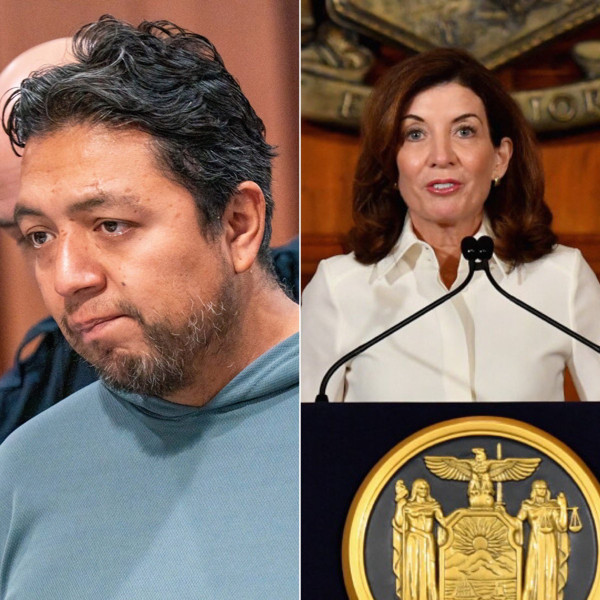 TONYxTWO's tweet photo. 🚨JUST IN: New York will not hand Mexican illegal alien Roman Amatitla over to ICE after he was charged with the March 16 Flushing fire that killed a 3-year-old and three others.

Prosecutors said he stayed outside drinking beer while watching people burn and jump.

ICE lodged a detainer asking New York to notify them and hold him long enough for federal agents to take custody for deportation.

New York City’s Department of Correction refused the detainer because of sanctuary policies under Governor Kathy Hochul and Mayor Zohran Mamdani.

By refusing the detainer, New York is not handing him over to ICE and is blocking deportation.

Democrats chose the kiIIer over the toddler.