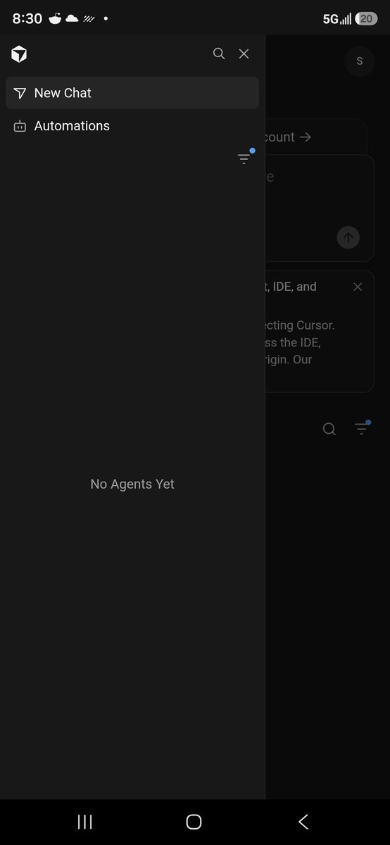Sunny_Navigates's tweet photo. @spacexai With all the chaos of errors of upgrading to subscription, I somehow got cursor android app, so cooool, why not put it on googleplay already? https://t.co/6NO7UsYhpw