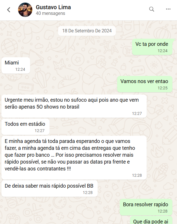 1uc4s_m1theus's tweet photo. 🚨 BOMBA

Gusttavo Lima acabou de ser adicionado no MasterWhats.

Contrato de R$ 100 milhões, cobranças de resposta, cancelamento da VaideBet… tá tudo lá.

Acesse agora: https://t.co/Gu4t8Um3eR https://t.co/brSCFGaEkL