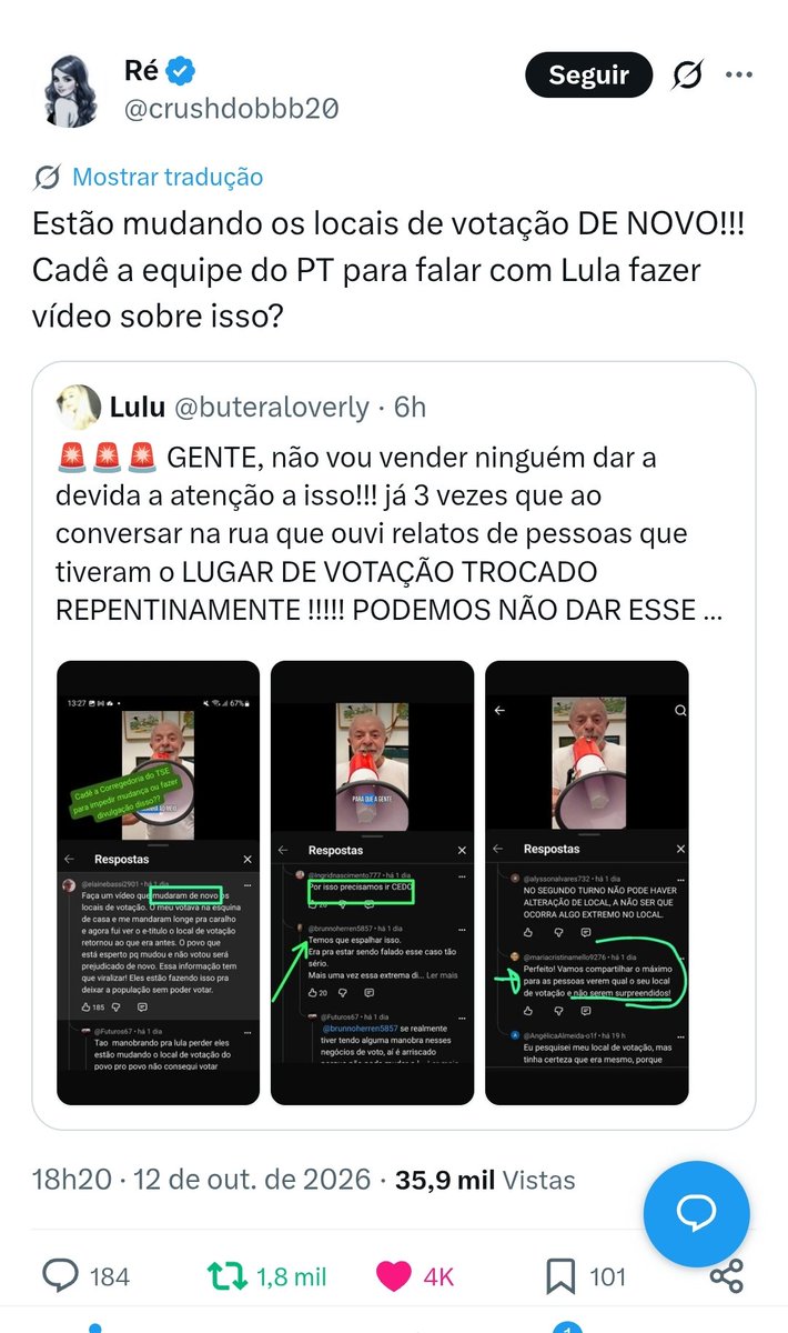 pam711850560001's tweet photo. @ADaCotaMonteiro Eu tenho visto isso daqui até agora poucos estão falando e é algo sério e ninguém direto da esquerda falou algo   #lulapresidente13 https://t.co/dRS4awAeml