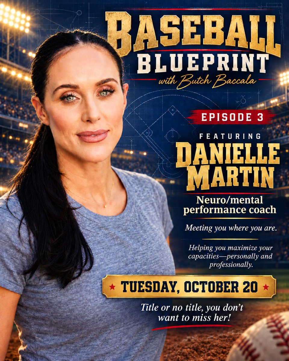 butchbaccala's tweet photo. Pleased to announce Episode 3 will be with Neuro/Mental performance coach Danielle Martin. @Danielle138252 Always love talking to her and about how to deal with situations and people. Please subscribe at You-Tube Butch Baccala @butchbaccala2362
To receive any and all updates. https://t.co/CzPbQLDxIY