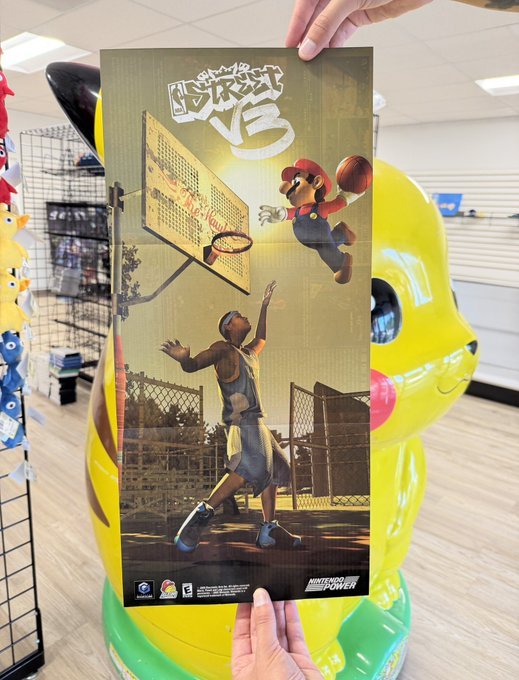 ctrlnarrative's tweet photo. NBA Street V3 x Super Mario x Carmelo Anthony promotional poster🔥🔥🔥

(h/t @cake__hoarder) https://t.co/hjglS4BD9G