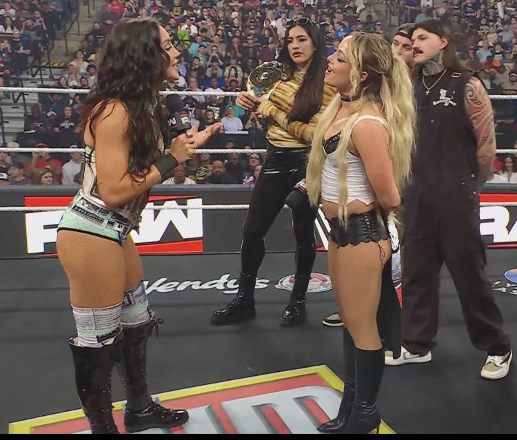 FadeAwayMedia's tweet photo. “Chelsea, you are not even a fighting champion” 

“You’re not even a real champion” 

“It’s hard for me to take you seriously right now” 

- Liv Morgan 

#WWERAW https://t.co/zcBAAHQWKQ