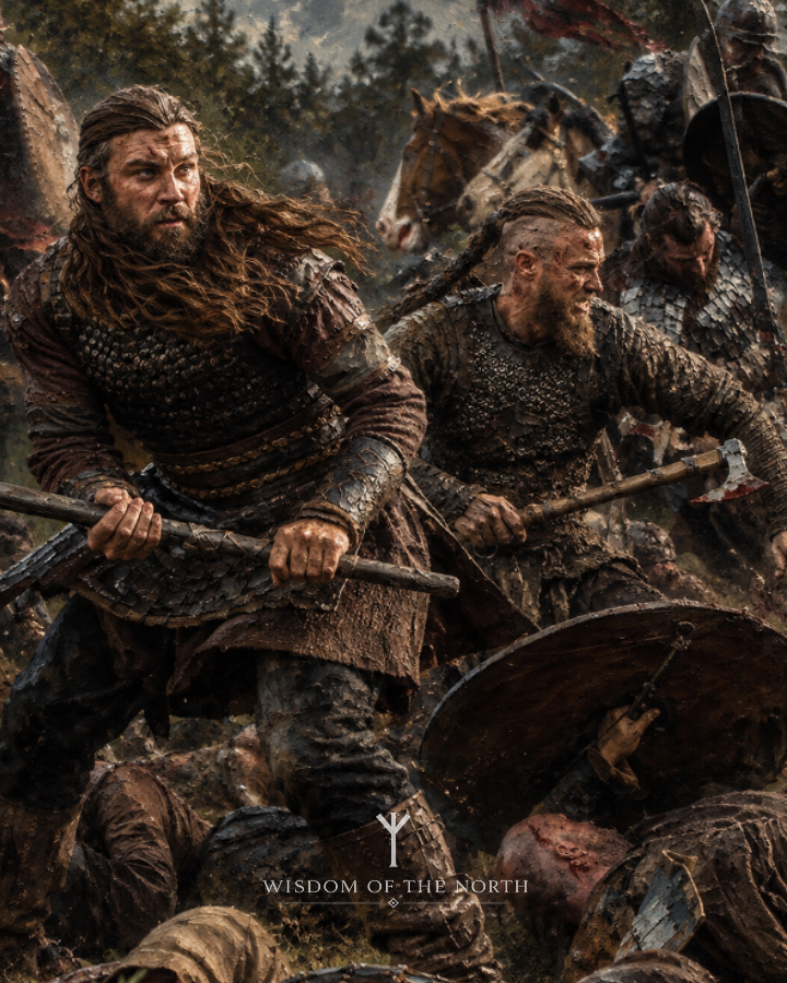 wisdomofnorth's tweet photo. Victory was never guaranteed. 

Every battle demanded blood, courage, and sacrifice.

#VikingHistory #NorseWarriors #Vikings https://t.co/BEimNpunvx