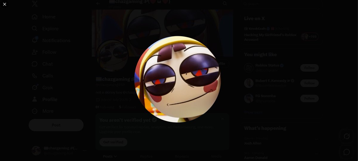 chazgaming460's tweet photo. I like my profile but seriously what the fuck i was thinking that day😭😭🥀🥀 https://t.co/jQmIpcyHjj