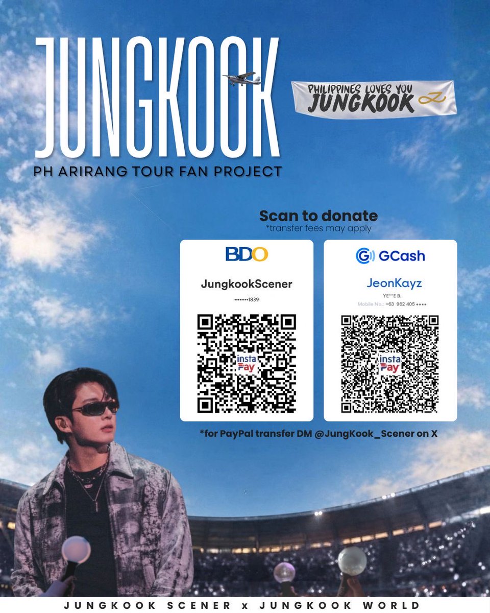 JungKook_Scener's tweet photo. Every donation brings us one step closer to our goal for Jungkook’s Arirang Tour PH fan project! 🇵🇭🐰
No amount is too small!

🚨A gentle reminder, too: the earlier we raise funds, the better we can prepare. Some services need to be booked in advance to secure schedules and process permits, clearances and other requirements. Printing and production also take time, especially with the December and January holidays when many establishments may be closed. ⏰

We need enough allowance for revisions, unexpected delays, and backup plans in case anything goes wrong. We want to give ourselves the best chance to make this project happen smoothly for Jungkook. 🫶🏻

Let’s not wait until the last minute. If you can spare even a small amount, please consider donating and helping us bring this project to life. Every contribution, every share and every bit of support means so much. 

Let’s work together to make Jungkook feel loved and welcomed in the Philippines! 🇵🇭🐰✨

#JungKook #ArirangTourPH #FanProject