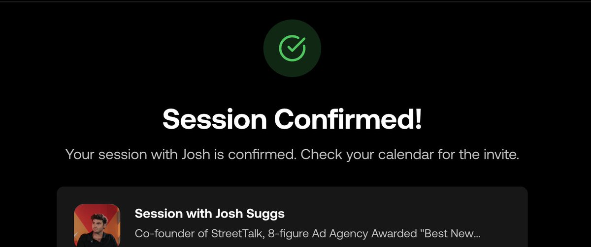 truejoshg's tweet photo. @joshsuggss @MentorPass Looking forward to chatting with another Josh 💪 https://t.co/YFyRH4jRP5
