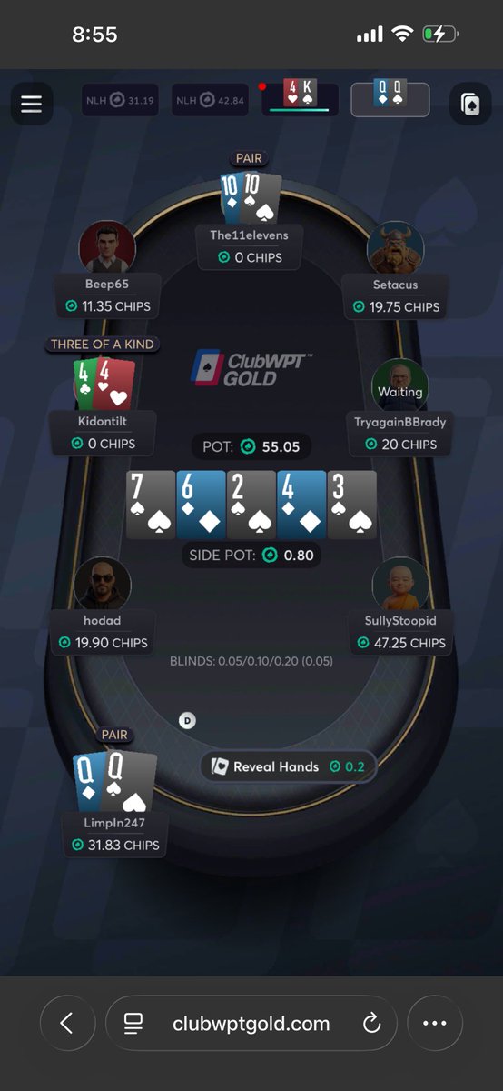 LimpIn247's tweet photo. We’re so back 🔥🔥 guy 4 bets and rips it on flop https://t.co/ff0yFz0JLC
