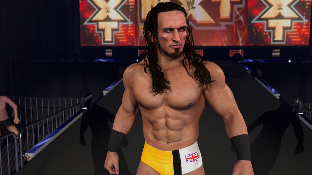 Azorthious's tweet photo. The Legend of the Cruiserweights @BASTARDPAC is Available Now on Community Creations! Includes 10 Attires, Moveset, Render, Crowd Signs, &amp; Entrance. Search Tags: Neville, Pac, AzoPacPack 

#WWE2K26 https://t.co/D6OZ8h1C0a