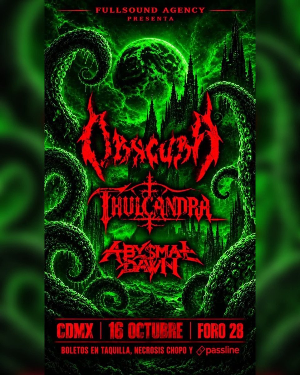 hellbrothersmx's tweet photo. Ya esgss viernes. ¿Te lo vas a perder?

OBSCURA en CDMX.

Compra vía passline:

https://t.co/s8is3DZJJ4

Presenta #FullSoundAgency 8 https://t.co/q7XOE4Vg3U
