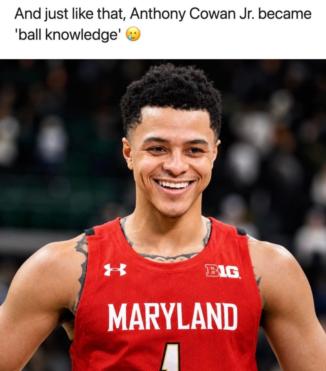 Terrapins247's tweet photo. Still such a shame Anthony Cowan Jr. was robbed of playing in the NCAA Tournament his senior year. https://t.co/8vL8ResJnN