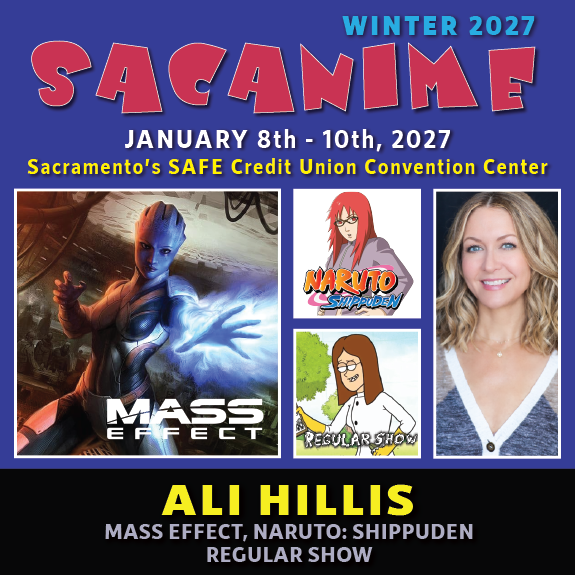 SacAnime's tweet photo. We are pleased to have Ali Hillis back at SacAnime Winter! 

@missalihillis can be heard in #MassEffect, #FinalFantasyXIII, #KidIcarusUprising, #Felicity, #FreakyLinks, #Undressed, #Naruto, #JAG, #Boomtown, #LessThanPerfect, #AllTheWrongPlaces, #KissKissBangBang, and many more! https://t.co/OF33qtEpne