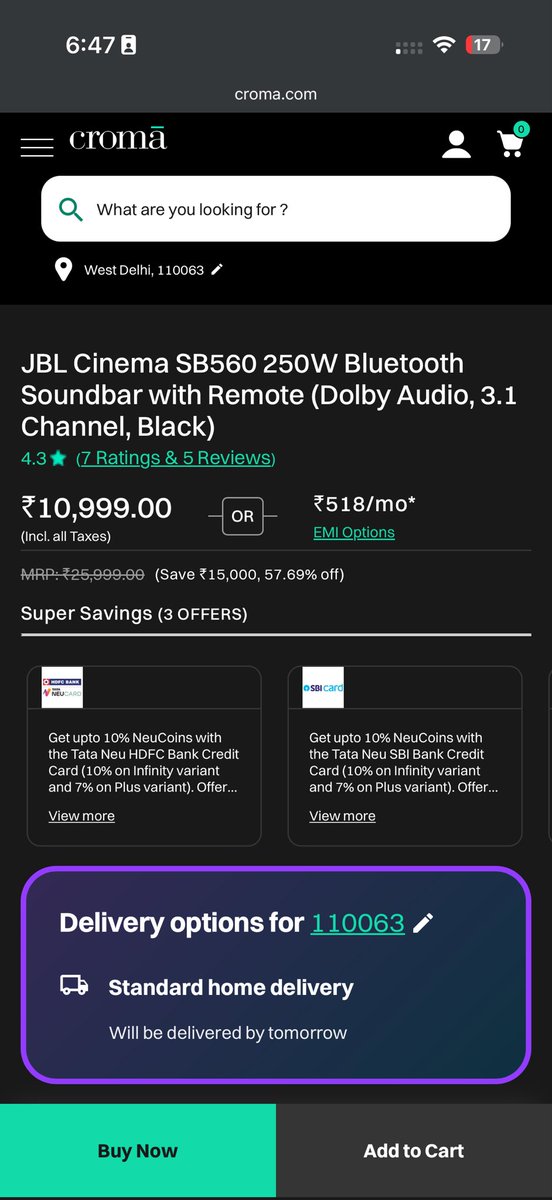 karandania's tweet photo. @Harman @JBLSoundIn @JBLaudio @Harman @JBLSoundIn @JBLaudio 
Update plz … did u cancel the order for which u dont even have stock ? 
Y u took order when u dont have stock

Its available offline as well just refund my money https://t.co/jKlMPYDhKa