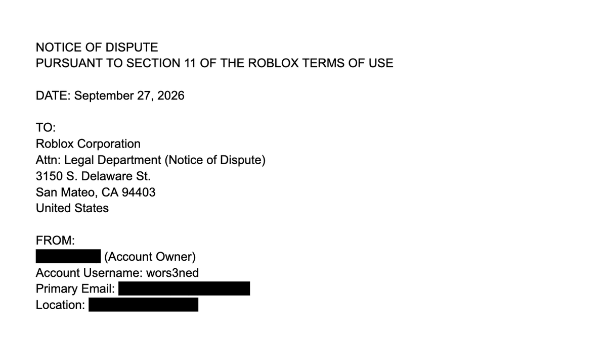 YiveIe's tweet photo. @Roblox flagged me for "child safety" assuming I migrated off-platform. I pulled full data exports across ALL my social apps (DMs, friend dates, logs), and surprise, ZERO contact ever happened. Drop a comment or DM if you want a copy of my MIDR. https://t.co/DFFYshE2PV