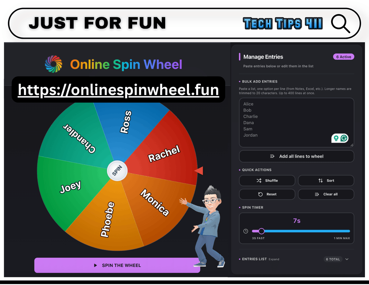 apsitjen's tweet photo. Check out this week's issue of #TechTips411 with #edtech tools, tips, and resources:
https://t.co/2PLxKzsNgV
🫟 PDF Splat
🔗 Connections - create
🎡 Online Spin Wheel
🎨 Piskel for Kids - art https://t.co/ZQAS4nYsRa