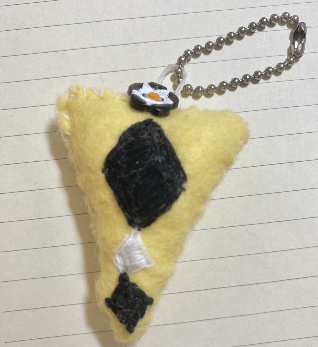 YORUnight02's tweet photo. イブラヒムの耳飾り
←設計図
　　　　　　　　　　　→完成 https://t.co/tWFbY5qrDy