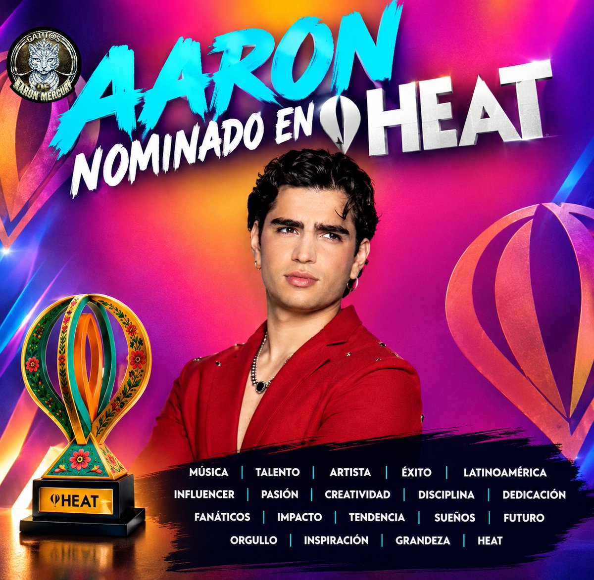 gatitasdeaaron's tweet photo. Vamos gatit@s!!!

Recuerden últimos días para votar

AARON NOMINADO EN HEAT https://t.co/QwRSD0pngK