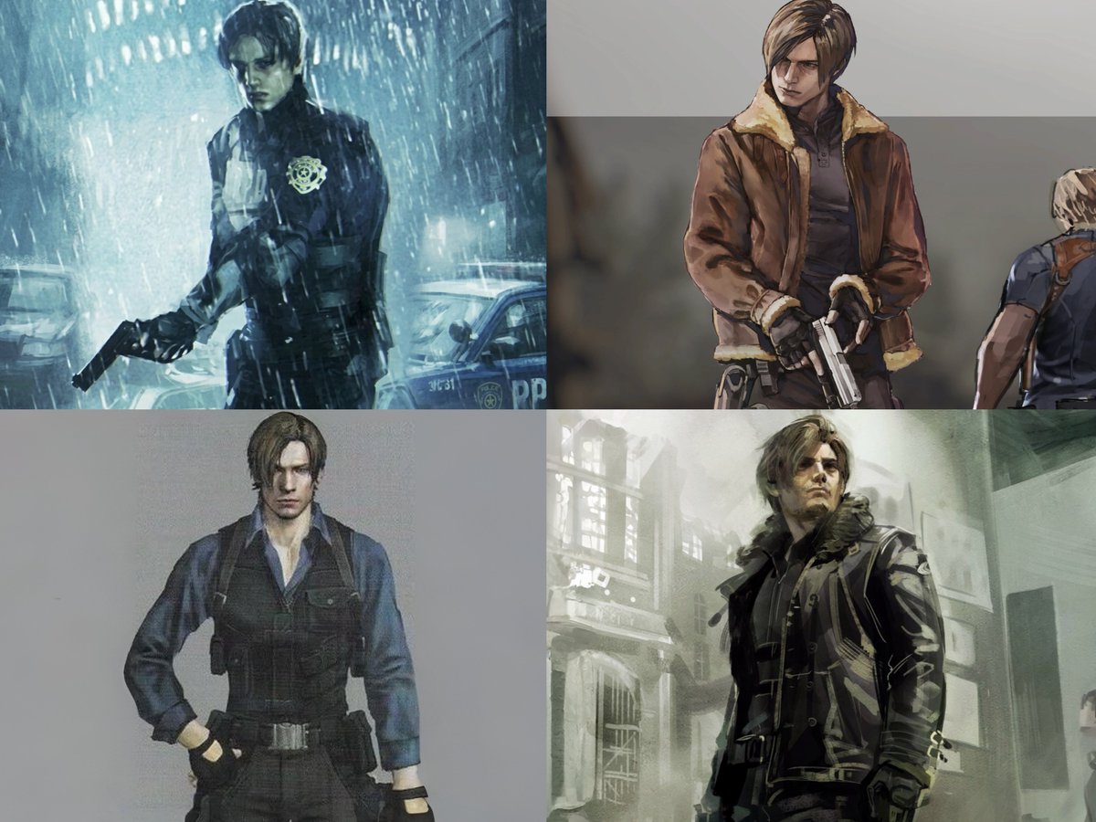 blueherb98's tweet photo. Leon S. Kennedy concept art 
Re2R
Re4R
Re6
Re9
#REBHfun #ResidentEvil https://t.co/Z6CxGzHObY