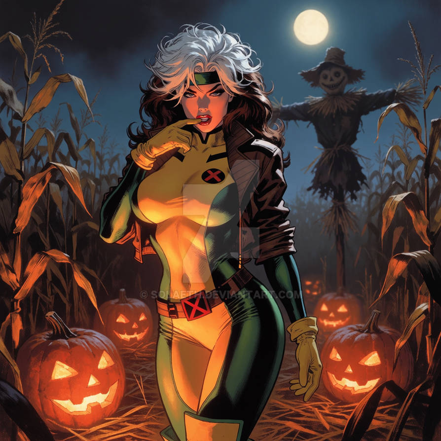 RegAndy76's tweet photo. Rogue by Solaeth #Halloween 🎃💛🧡 https://t.co/ujcgQGflQE