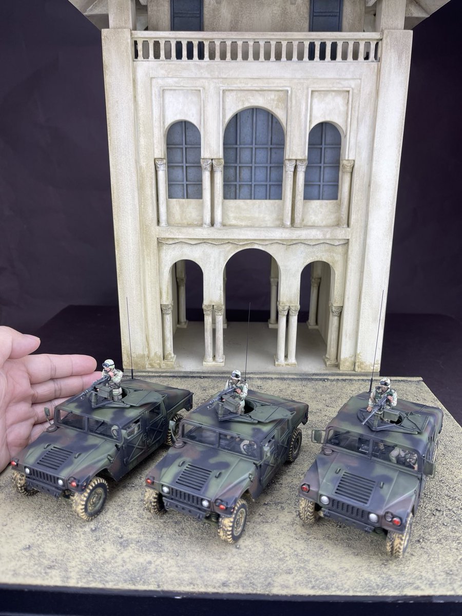 probuiltmodel's tweet photo. 👀 Can you guess what diorama we’re building next?
Something BIG is coming! 🔥
3 Humvees built from Tamiya & Academy kits, with a custom-made diorama base.
This is just the beginning! Stay tuned! 🚙
#ProBuiltModel #Humvee #MilitaryDiorama #ScaleModel https://t.co/CgkpusjU4I