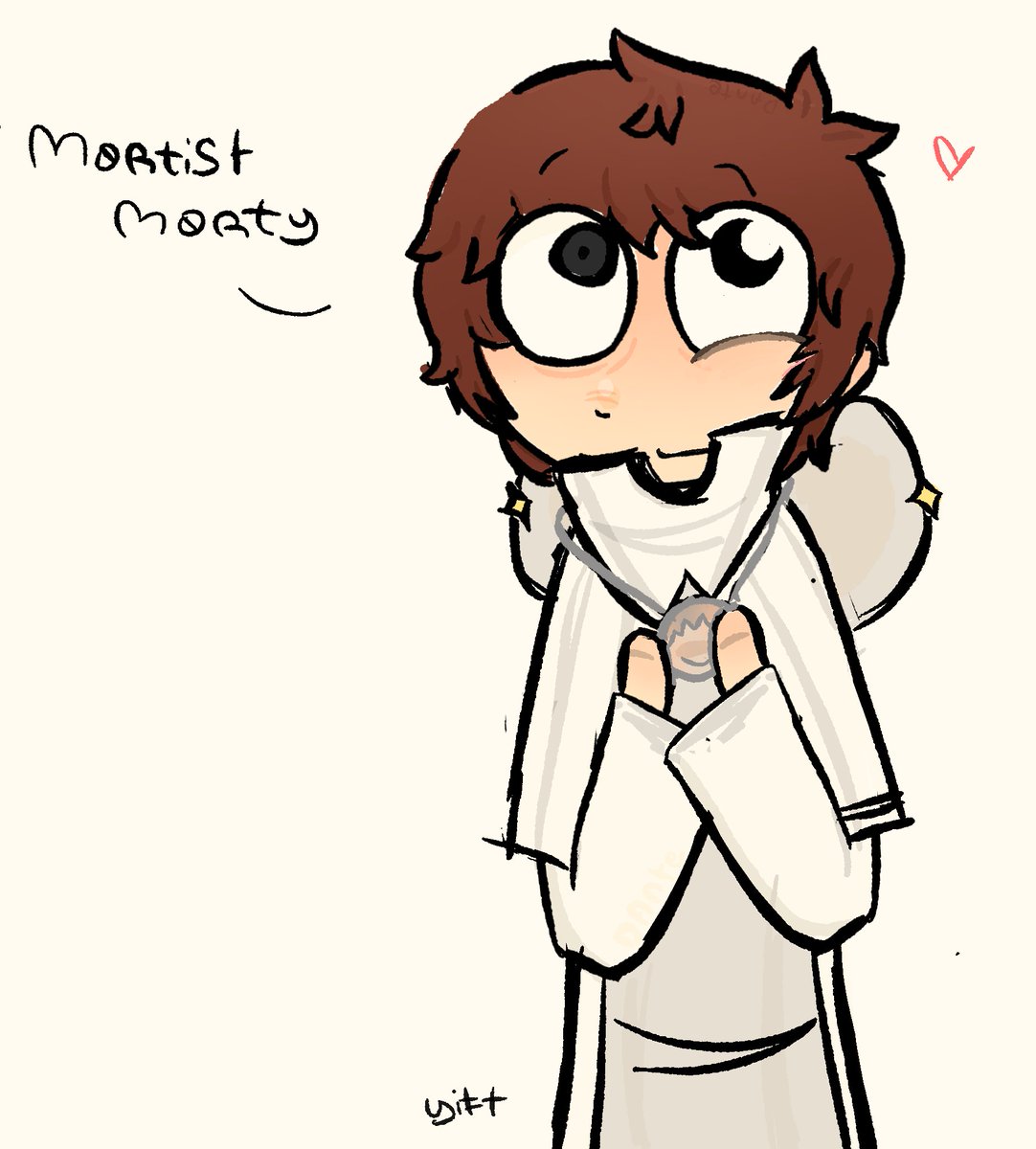 nottdantt's tweet photo. @4mortyy Hi fanart noo wait stop dont throw tomatos nooo https://t.co/cTV9OUydKa