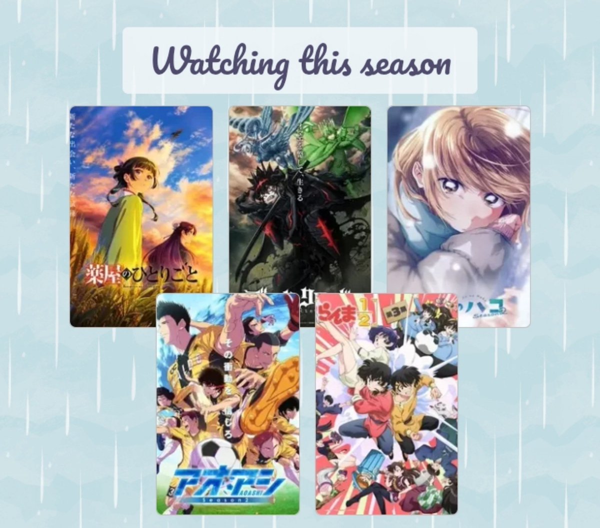 thinkvoltia's tweet photo. Me: I still have Diamond no Ace left because I haven't watched yesterday's episode yet, but aside from that one, there are these others here https://t.co/IcKuejdKsX