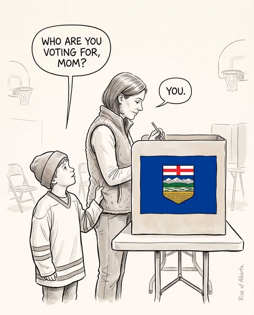 Martyupnorth's tweet photo. I want a better future for my kids.

That's why I'm voting option #2.

Confederation is a failed experiment, and the eastern provinces will never give us a fair deal.  Why would they?

Independence is the only path forward for Alberta. https://t.co/fk7ctbonAv
